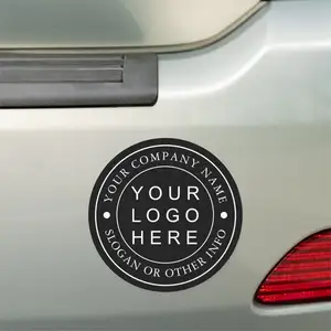 Autocollants logo personnalisé publicité aimant porte de voiture signe magnétique décalcomanie marque voiture publicité autocollant