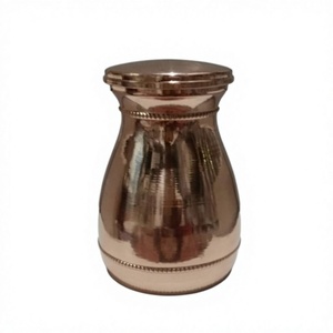 Ollas de Cobre 100% con Diseño de Textura Martillada, Botella de Cobre Antigua Personalizable, Ollas de Cobre a Prueba de Fugas y Resistentes al Óxido, Precio al por Mayor - Product Image 3