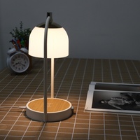 Lampe de chevet moderne en métal avec double port USB, design flexible, gradation infinie, alimentation CC, charge sans fil pour appareils mobiles