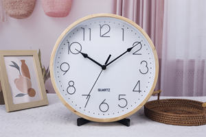 한국 가정 장식을위한 현대적인 간단한 스타일 간단한 디자인 나무 벽시계 - Product Image 6