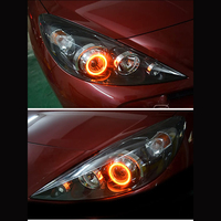 Phares LED complets personnalisés pour Peugeot 207 feux avant à lentille de projecteur bi-xénon avec DRL