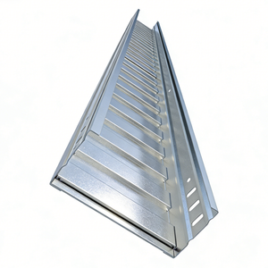 お手頃価格 工業用建設 ステンレス鋼/亜鉛メッキ鋼/アルミニウム製 ソリッドスルーケーブルトレイ 50mm 100mm 150mm 300mm - Product Image 4