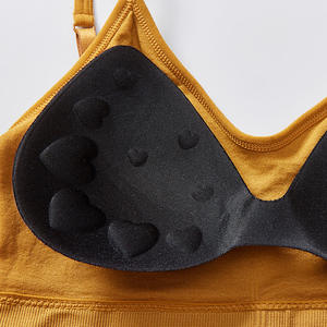 2201 grande taille Style chaud en forme de U dos fronde <span class=keywords><strong>fil</strong></span> sans couture enveloppé poitrine femmes ceinture poitrine Pad sous-vêtements dames gilet soutien-gorge - Product Image 4