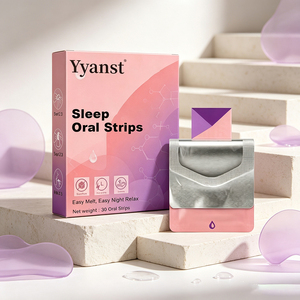 Natural Calming Sleep Oral Strips 30pcs Easy Melt Instant Dissolve Thin <b>Film</b> Support All Night Relax Wholesale OEM For Adults - Product Image 2