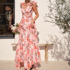 Nouvelles robes longues imprimées à bretelles spaghetti et lacets pour femmes, tendance - Product Image 4