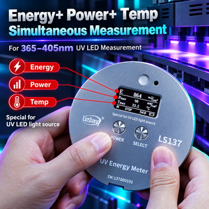 Medidor UV Profesional LS137 para Medición de Energía y Temperatura de Curado LED de 340-420nm - Product Image 4