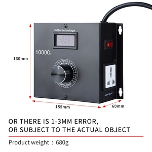 Régulateur de tension électronique à thyristor monophasé haute puissance <span class=keywords><strong>10000W</strong></span>, variateur de vitesse, contrôleur de température pour four électrique - Product Image 3