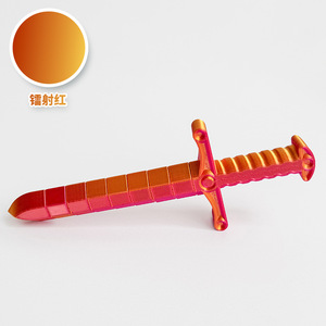 Giocattolo Articolato a Forma di Spada con Frusta, Stampato in 3D, con Giunti Flessibili e Lama Pieghevole, Antistress, Regalo per Bambini - Product Image 6