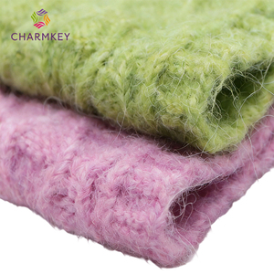Fil fantaisie mélangé à la main en <span class=keywords><strong>alpaga</strong></span> brossé à l'air 3.3NM, fil spécial pour crochet et tricot, petits bobines en vrac, vente en gros - Product Image 3