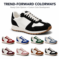 Chaussures de style rétro personnalisées à marque privée, baskets basses unisexe pour le quotidien avec semelle en caoutchouc, chaussures de marche personnalisées OEM ODM