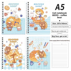 Carnet à spirale A5, bloc-notes de bureau pour étudiants, couleur bonbon, cadeau éducatif, papeterie - Product Image 6