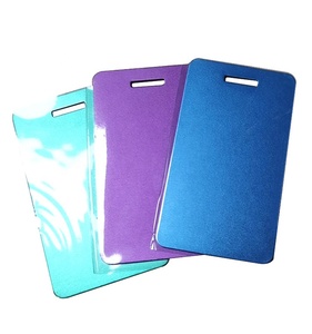 Nhà Máy Cung Cấp Tùy Chỉnh Hành Lý Tag Anodizing Màu Dập Kim Loại Nhôm Trống Hình Chữ Nhật Thẻ Tình Yêu Chủ Đề - Product Image 5