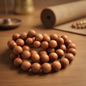 ลูกปัดไม้จันทน์,ลูกปัดไม้แบบหลวมสำหรับสวดมนต์ให้ทิเบต - Product Image 1