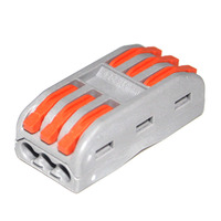 Borne de connexion rapide électrique Bornier de branche enfichable Fil de cuivre multicœur Connexion d'application d'alimentation