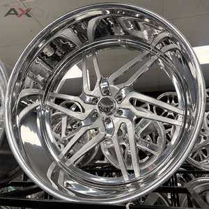 Jantes de camion forgées sur mesure 24x12 24x14 26x14 6x135 6x139.7 à lèvre profonde brossée pour Ford F150 Chevy Silverado Sierra - Product Image 1