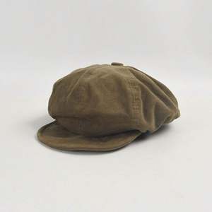 Nouveau Béret en Velours Côtelé Automne Hiver 2024 pour Femme, Style Rétro Littéraire, Chapeau de Gavroche Tendance avec Bord Pliable, Unique et Chaud - Product Image 1