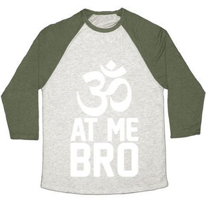 เสื้อยืดเบสบอลโอม แอท เม บรอ ยูนิเซ็กส์ ทริ-เบลนด์ - Product Image 2