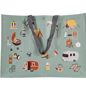 Grand sac fourre-tout écologique en polypropylène laminé recyclé avec logo personnalisé sac à provisions réutilisable avec logo personnalisé - Product Image 4