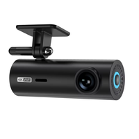 Caméra de tableau de bord double objectif pour voiture, enregistreur vidéo DVR 2MP QHD 1296P, vision nocturne, mode parking 24H, contrôle via application WiFi, garantie 1 an