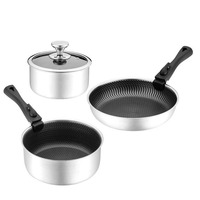 Pegangan panci dapat dilepas pegangan panci dan panci cocok untuk semua peralatan masak tahan lama pegangan tangan Bakelite tahan panas