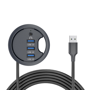 <span class=keywords><strong>Hub</strong></span> de <span class=keywords><strong>bureau</strong></span> <span class=keywords><strong>USB</strong></span> 3.0 alimenté, organisateur, trou de table rond de 60 mm, <span class=keywords><strong>hub</strong></span> <span class=keywords><strong>USB</strong></span> sur meuble, 30 ports <span class=keywords><strong>USB</strong></span>, support de <span class=keywords><strong>bureau</strong></span> pour lampe - Product Image 1