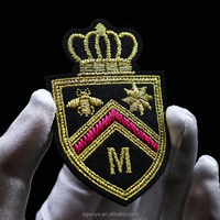 Patch brodé personnalisé avec logo de petite marque, thermocollant, auto-adhésif pour vêtements