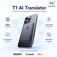 Dispositif de traduction intelligent avec diffusion en un clic, traducteur de conversation vocale et de texte pour les voyages et le bureau