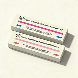 Wholesale Chemical Sterilization <strong>Test</strong> Indicator <strong>Strips</strong> Medical Eo Indicator Card - Product Image 1