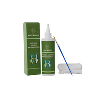 Kit de Blanchiment de Semelles de Chaussures en Gros Sans Masque, Crème Anti-Jaunissement et Restauratrice de Blanc avec Brosse pour Bordures de Semelles Intermédiaires en Caoutchouc et TPU
