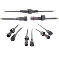 Prise électrique AOHUA haute puissance 36A connecteur de câble d'alimentation M28 2pin 3pin 5pin prise mâle et femelle pour équipement électrique