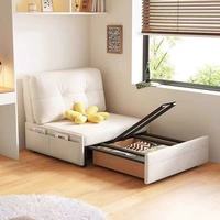 Teddy-Stoff Modulares Schlafsofa, Umwandelbares Schlafsofa mit Sektionen, Multifunktionales Kombinationssofa für Zuhause und Kleine Wohnungen