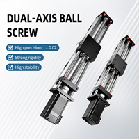 Module d'actionneur linéaire à vis à billes KNK MG80G haute précision ±0,02 mm, table coulissante à double axe optique pour équipement d'automatisation CNC