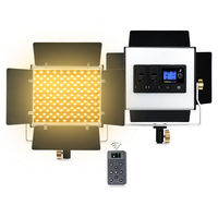 W480 RGB LED Video Panel Light CRI95 + LED RGB Studio Fill Light 32W Bio-colour batterie alimentée Portable Studio Fill Light
