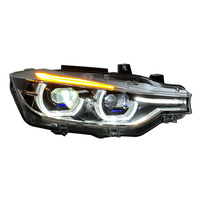 Phare LED bicolore SJC pour BMW Série 3 F31 F30 F35 2013-2019 Projecteur laser Phare Plug and Play Accessoires de voiture