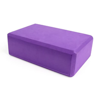 Brique de yoga en EVA haute densité, légère, support stable, bords arrondis, couleur personnalisée, faible MOQ, bloc de yoga