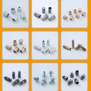 Tuercas Tipo T Hongtai, Remaches de Soldadura, Fijaciones Personalizadas de Acero al Carbono Q235, Zincado, Grado A, Nivel 4.8, para Equipos de Fitness - Product Image 1