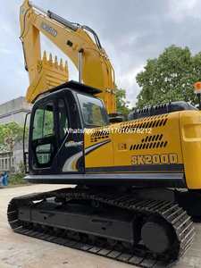 Excavatrice hydraulique d'occasion Kobelco SK200D SK200 de 20 tonnes d'origine japonaise, en bon état de fonctionnement - Product Image 2