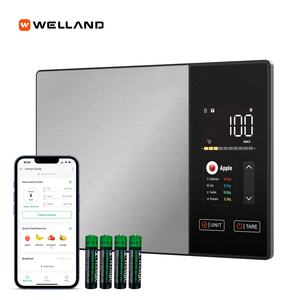 Hochwertige Digitale Haushalts-Küchenwaage aus Edelstahl mit Bluetooth, TFT-Display und Batteriebetrieb zur Nährwert- und Lebensmittelwiegung - Product Image 1