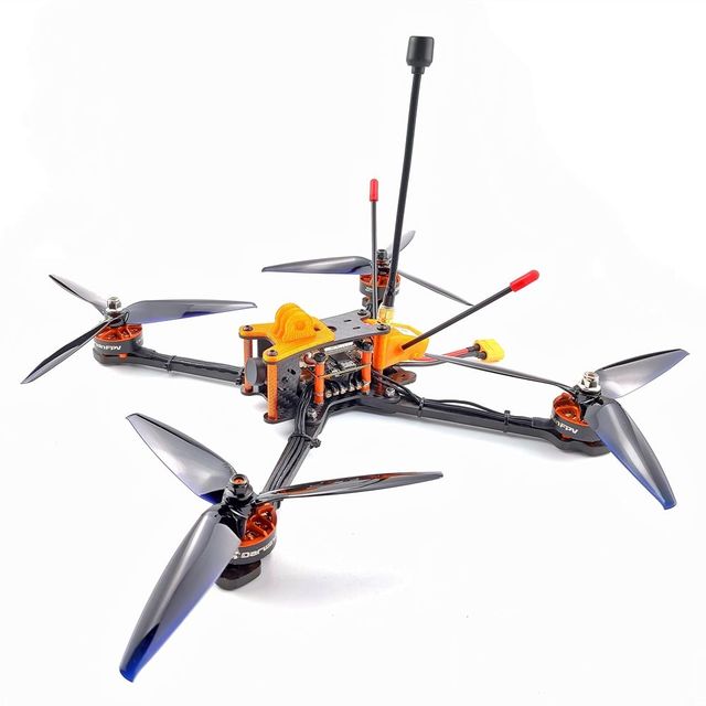 Darwin 129 Kit 7" FPV Traveller Darwin 129 Aero Drone Flying Machine F4 AIO Flight Control 15A Quadcopter