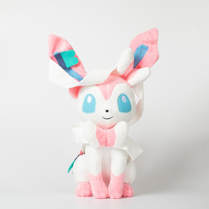 9 Grands Peluches <span class=keywords><strong>de</strong></span> la <span class=keywords><strong>Famille</strong></span> Eevee, Poupées Eevee Ye Yibei Xian Eevee Yue, Jouet en Coton PP - Product Image 4