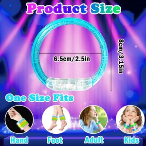 Pulsera LED Intermitente con Impresión Láser Activa Musical en Colores Surtidos - Product Image 3