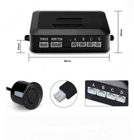 Système de radar de recul à affichage LED avec interrupteur pour 2, 4, 6 ou 8 capteurs, kit de capteurs de stationnement avec alarme sonore pour voiture, camion, fourgonnette