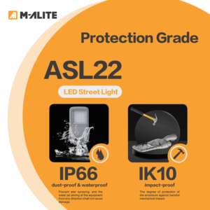 Lampadaire LED Commercial Haute Efficacité 200LM/W 50000H IP67 IK10 pour Routes Urbaines et Infrastructures Métropolitaines - Product Image 3