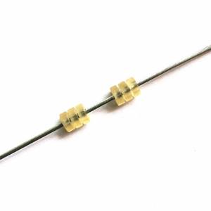 Bicycle O-Ring Cable Protectors For Derailleur Cables <b>Engineering</b> <b>Plastics</b> Yellow JT-0026 - Product Image 1