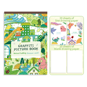 Las fábricas de personalización de libros de tapa dura ofrecen servicios de impresión offset para libros de pegatinas de dibujo para niños con grapas. - Product Image 3