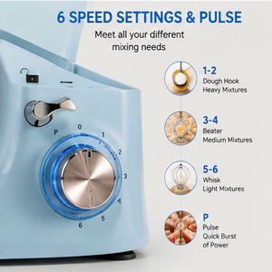 Machine à pain électrique domestique 4,0 L 220 V en acier inoxydable à faible bruit, 6 vitesses, petit appareil de cuisine - Product Image 3