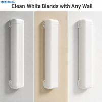 RETEKOOL Conduit de ventilation commercial en plastique pour climatiseur, écologique, durable, épaisseur 2,0 mm, installation facile, montage mural