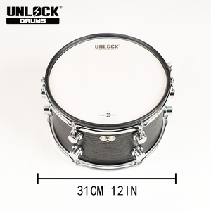 Tom2 12 polegadas tambor preto de alta qualidade borracha percussão instrumento com timbre diverso exclusivo desbloqueado - Product Image 2