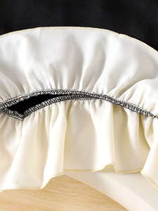 Abito Estivo 2026 Senza Maniche con Perle e Fiori, <span class=keywords><strong>Vestito</strong></span> <span class=keywords><strong>da</strong></span> <span class=keywords><strong>Principessa</strong></span> <span class=keywords><strong>Nero</strong></span> con Colletto Impreziosito <span class=keywords><strong>da</strong></span> Perle per Bambine, Stile ODM - Product Image 6