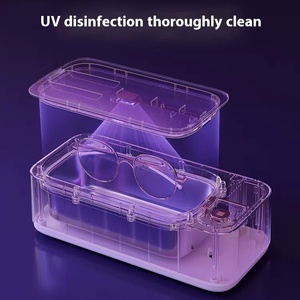 Wholesale Portable 400ML Electric Household Ultrasonic <strong>Cleaner</strong> Machine Mini <strong>Watch</strong> Jewelry Eye Glasses Car <strong>Cleaner</strong> - Product Image 2